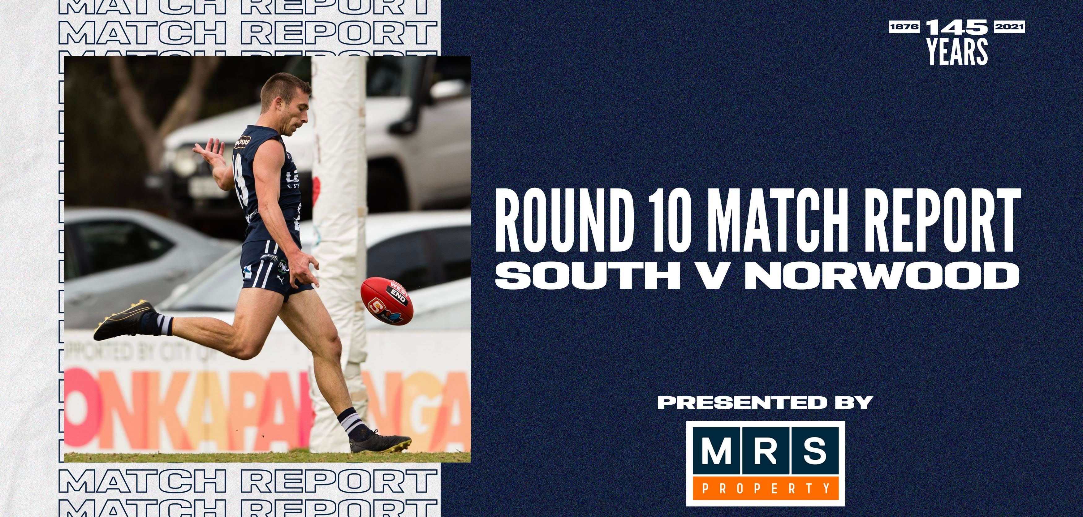 MRS Property Match Report Round 10: vs Norwood MRS Property Match Report Round 10: vs Norwood